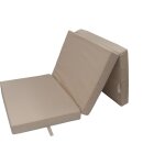 Herlag - matelas pliant senior beige, 195x85 cm, matelas de camping, matelas pliant Herlag - matelas pliant senior beige, 195x85 cm, matelas de camping, matelas pliant