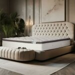 Farmarelax - matelas ressorts ensach�s et memory massage adaptatif - h26 - double confort - 120x190 cm ...