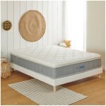 Bleu calin - matelas ressorts ensachés et mousse mémoire de forme 140x190cm idéal premium Bleu calin - matelas ressorts ensachés et mousse mémoire de forme 140x190cm idéal premium