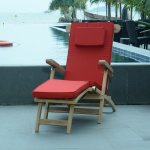 Teck'attitude - matelas rouge pour chaise longue Teck'attitude - matelas rouge pour chaise longue