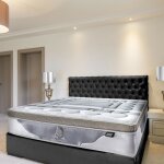Matelas silver metal 160x200 cm mmoire de forme latex naturel 30 cm d'paisseur