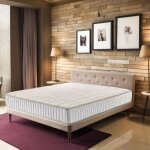 Provence literie - matelas + sommier 120x190 x 22 cm - ferme - face hiver laine - ame rembourrage 100 ...