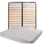 Matelas ignifuge 140x190 - hauteur 20 cm - confort trs ferme - mousse durable - usage quotidien - pieds ...