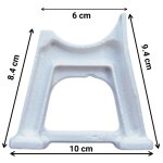 Matisre - lot de 10 pieds de radiateur fonte