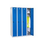 Matisre - armoire vestiaire industriel - 4 portes - dimensions 1200x500x1800mm - w030130004