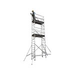 Matisère - echafaudage roulant 2 plateaux - hauteur maximale de travail 6. 84m - eurxhd - 4gt Matisère - echafaudage roulant 2 plateaux - hauteur maximale de travail 6. 84m - eurxhd - 4gt