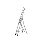 Matisre - echelle transformable 9 + 2x10 barreaux - longueur dploye 6. 70m - sol plat ou escalier ...