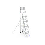 Matis�re - escabeau 4 marches - portillon frontale - hauteur max. travail 3. 00m - er4sf - 2p