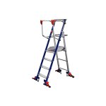 Matisre - escabeau de rayonnage 4 marches - hauteur de travail max. 2. 94m - 614914