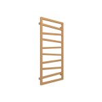 Matisre - sche - serviette eau chaude marron clair de 600mm de haut / 500mm de large - 245 watt - zig600 ...