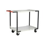 Matisère - servante d'atelier à monter - chariot industriel évolutif - 2 plateaux 1000x595mm - charge ... Matisère - servante d'atelier à monter - chariot industriel évolutif - 2 plateaux 1000x595mm - charge ...