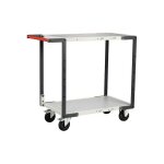 Matisère - servante d'atelier montée - chariot industriel évolutif - 2 plateaux 850x495mm - charge max ... Matisère - servante d'atelier montée - chariot industriel évolutif - 2 plateaux 850x495mm - charge max ...