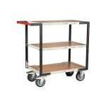 Matisère - servante d'atelier silencieux - produit à monter - 3 plateaux bois médium 850x495mm - charge ... Matisère - servante d'atelier silencieux - produit à monter - 3 plateaux bois médium 850x495mm - charge ...