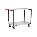 Matisère - servante roues tpe montée - 2 plateaux 1000x595mm - charge max 250kg - 886722122 Matisère - servante roues tpe montée - 2 plateaux 1000x595mm - charge max 250kg - 886722122