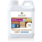 Mauler - teinture bois parquet & meuble mordante 1l chne clair - 2 en 1 (teinte et fond dur) - sans ...