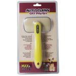 Max&mitzy - brosse auto - nettoyante pour chats de manche ergonomique, picots protgs et couvercle de ...