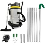 Maxblast aspirateur industriel 60 l 1400w moteur triple sec & humide perche goutti�res 1, 2 � 7, 2 m ...