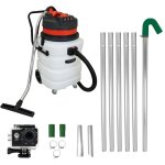 Maxblast aspirateur industriel 90 l 3000w moteur triple sec & humide perche goutti�res 1, 2 � 7, 2 m ...