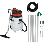 Maxblast aspirateur industriel de 90 l sec & humide en acier inoxydable tuyau en eva pe de 5 m perche ...