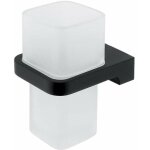 Nimco - maya - verre pour brosse � dents et dentifrice, verre mat / noir mac 29058h - 90