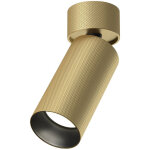 Maytoni artisan spot encastrable r�glable en saillie, or mat, 1 x gu10