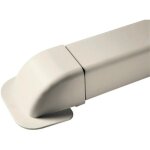 Mc distribution - entr�e - sortie de mur climatisation - largueur: 80 mm - creme