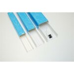 Mc distribution - goulotte artica - protection pour liaisons frigorifiques - 80x60 - 2ml - blanc
