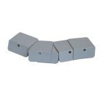 Arrêts aluminium pour profil de bordure toiture polycarbonate (x5) - coloris - aluminium, epaisseur - ... Arrêts aluminium pour profil de bordure toiture polycarbonate (x5) - coloris - aluminium, epaisseur - ...