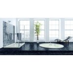 Dalle spc sols et murs en paquet de 10 dalles de 305x610x4mm (1, 86 m�) - coloris - pierre noire