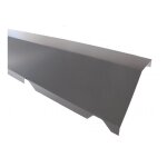 Faitière crantée sur mur pour bac acier 1045 - l 2100mm - coloris - gris anthracite ral 7016, hauteur ... Faitière crantée sur mur pour bac acier 1045 - l 2100mm - coloris - gris anthracite ral 7016, hauteur ...