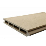 Mccover - lame de clture bois composite l 148 cm / l 15. 6 cm / e 19 mm - coloris - beige clair, epaisseur ...