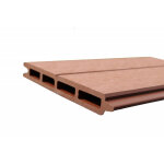 Mccover - lame de clture bois composite l 148 cm / l 15. 6 cm / e 19 mm - coloris - brun rouge, epaisseur ...
