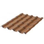 Mccover - plaque pvc imitation tuile moderne 222 x 75 cm (3 coloris) - coloris - antique, largeur - 75 ...