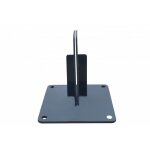 Platine aluminium pour poteau multifonctions cl�ture - coloris - gris anthracite ral 7015, epaisseur ...