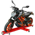 Meca24 - chariot d�placement moto - rail rangement moto - chariot de moto l�ve - moto - capacit� de charge ...