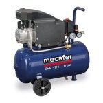 Mecafer - compresseur 425793 - bleu - 24 l - 2hp - 8 bar