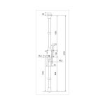 M�canisme cavith 4571 a2p verticale tirage or droite - iseo - 9704vtca01. 5