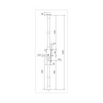 M�canisme cavith 4571 a2p verticale tirage or gauche - iseo - 9704vtca05. 5