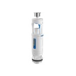 Mcanisme de chasse wc universel, trou couvercle 40 et 50 mm, double dbit