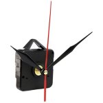 M�canisme horloge � pile, plastique, noire, 5, 5 x 3, 8 x 5, 5 cm