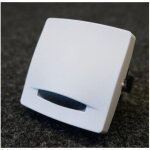 M�canisme interrupteur va et vient blanc � voyant t�moin 10a (non incl) composable saillie sans plaque ...