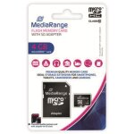 Mediarange carte microsd classe 10, 4 go