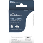 Mediarange cassette � ruban en plastique pour brother tz - 141 / tze - 141, adh�sif permanent, 18 mm, ...