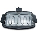 Mediawave store - barbecue lectrique de table jordanie grill en acier jgb304t1 max 2200w 47x28cm