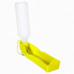 Mediawave store - bouteille d'eau portable avec gamelle pour chiens et chats - 300 ml - gourde couleur: ...