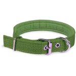 Mediawave store - collier pour chien mod. phoenix rembourr boucle de fermeture rglable - taille m couleur: ...