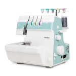 Surjeteuse medion so 90 - 91w - type d'aiguille 11, 14, 16 - 1200 tr / min - led - turquoise