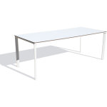 Ezpeleta - meet - table de jardin 8 places en aluminium laqué et peinture epoxy Ezpeleta - meet - table de jardin 8 places en aluminium laqué et peinture epoxy