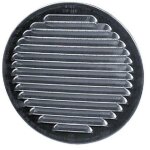 Meg - grille de ventilation en aluminium de haute qualit� d'un diam�tre de 12 cm