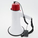 Mgaphone manifestation, porte jusqu' 1 km, 40 w, idal pour les manifestations, micro intgr et micro ...